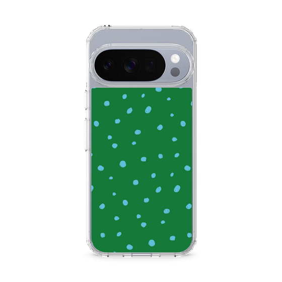 Slim Protection Case［ Drawing Dot - Green ］