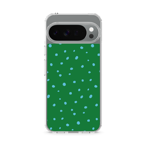 Slim Protection Case［ Drawing Dot - Green ］