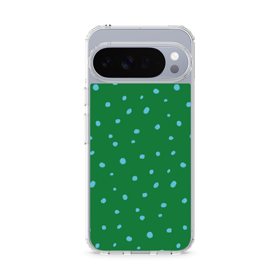 Slim Protection Case［ Drawing Dot - Green ］