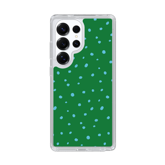 Slim Protection Case［ Drawing Dot - Green ］