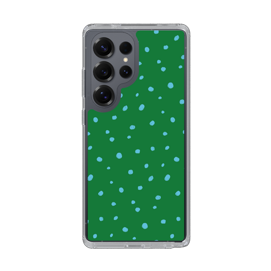 Slim Protection Case［ Drawing Dot - Green ］