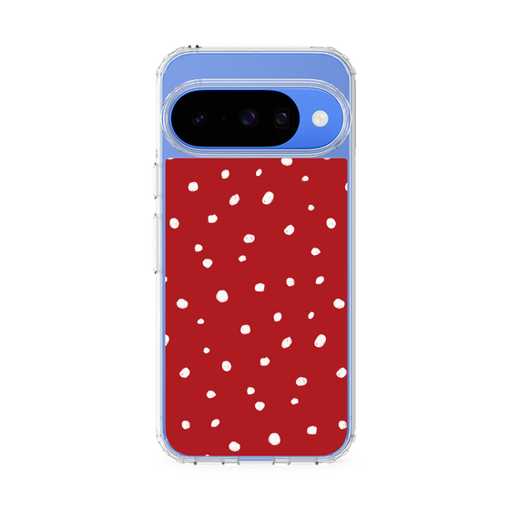 Slim Protection Case［ Drawing Dot - Red ］