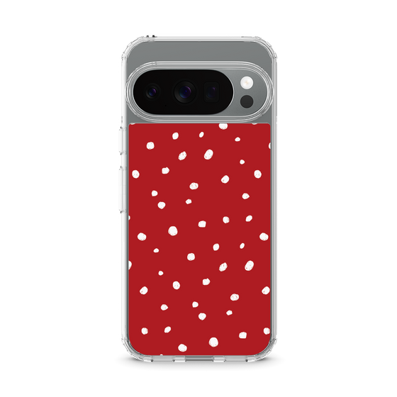 Slim Protection Case［ Drawing Dot - Red ］