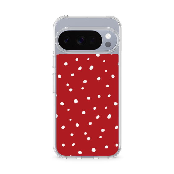 Slim Protection Case［ Drawing Dot - Red ］