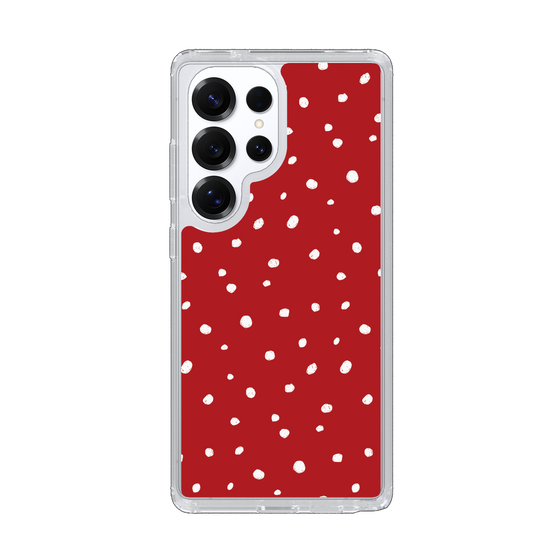 Slim Protection Case［ Drawing Dot - Red ］