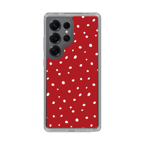 Slim Protection Case［ Drawing Dot - Red ］