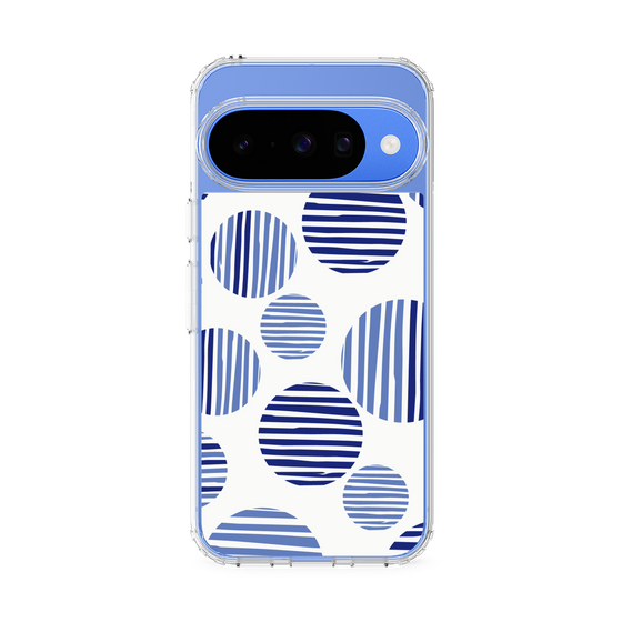 Slim Protection Case［ Nordic Dot - Blue ］
