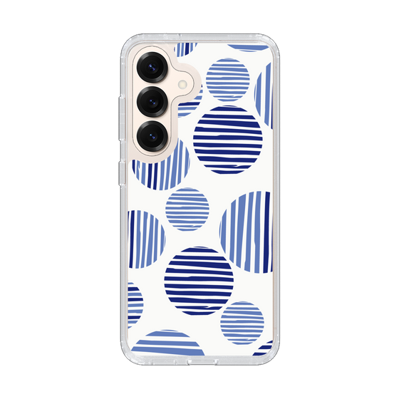 Slim Protection Case［ Nordic Dot - Blue ］