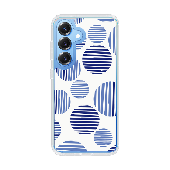 Slim Protection Case［ Nordic Dot - Blue ］