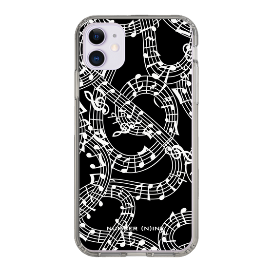 Slim Protection Case［ NUMBER (N)INE - All-Over Musical Notes Pattern ］