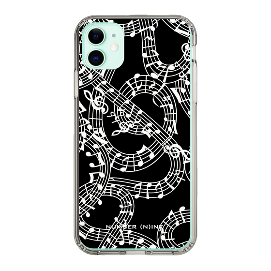 Slim Protection Case［ NUMBER (N)INE - All-Over Musical Notes Pattern ］