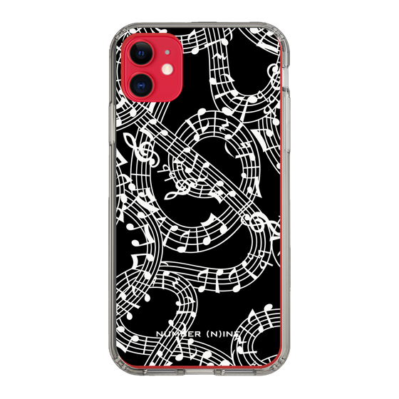 Slim Protection Case［ NUMBER (N)INE - All-Over Musical Notes Pattern ］
