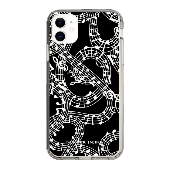 Slim Protection Case［ NUMBER (N)INE - All-Over Musical Notes Pattern ］