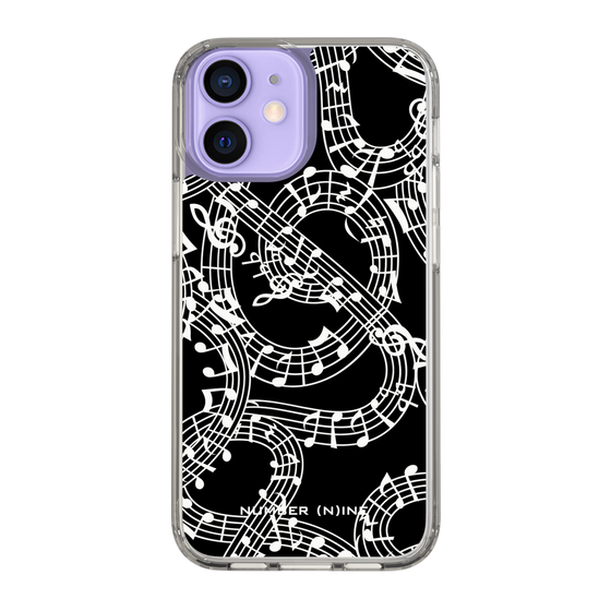 Slim Protection Case［ NUMBER (N)INE - All-Over Musical Notes Pattern ］