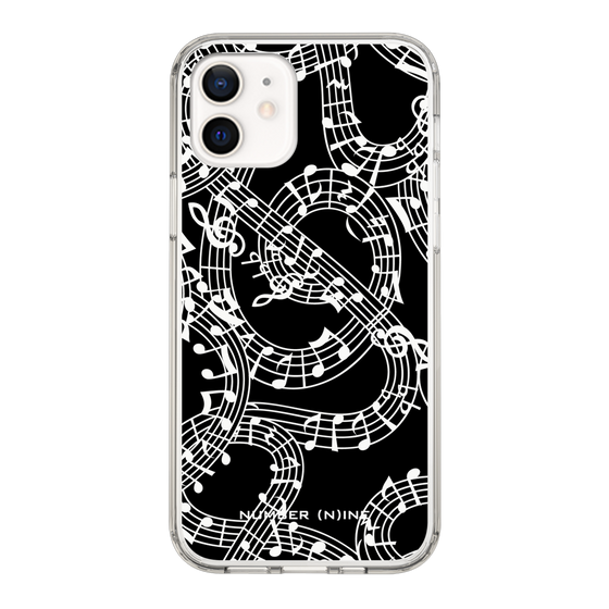Slim Protection Case［ NUMBER (N)INE - All-Over Musical Notes Pattern ］