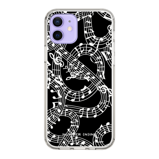 Slim Protection Case［ NUMBER (N)INE - All-Over Musical Notes Pattern ］