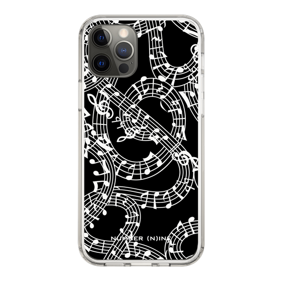 Slim Protection Case［ NUMBER (N)INE - All-Over Musical Notes Pattern ］