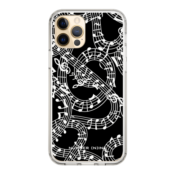 Slim Protection Case［ NUMBER (N)INE - All-Over Musical Notes Pattern ］