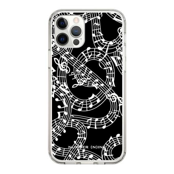 Slim Protection Case［ NUMBER (N)INE - All-Over Musical Notes Pattern ］