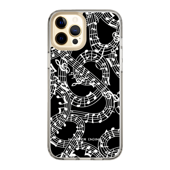 Slim Protection Case［ NUMBER (N)INE - All-Over Musical Notes Pattern ］