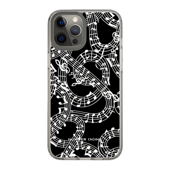 Slim Protection Case［ NUMBER (N)INE - All-Over Musical Notes Pattern ］
