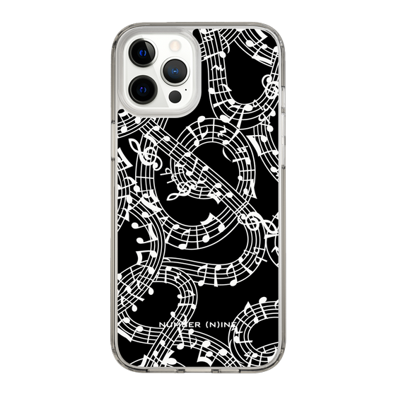 Slim Protection Case［ NUMBER (N)INE - All-Over Musical Notes Pattern ］