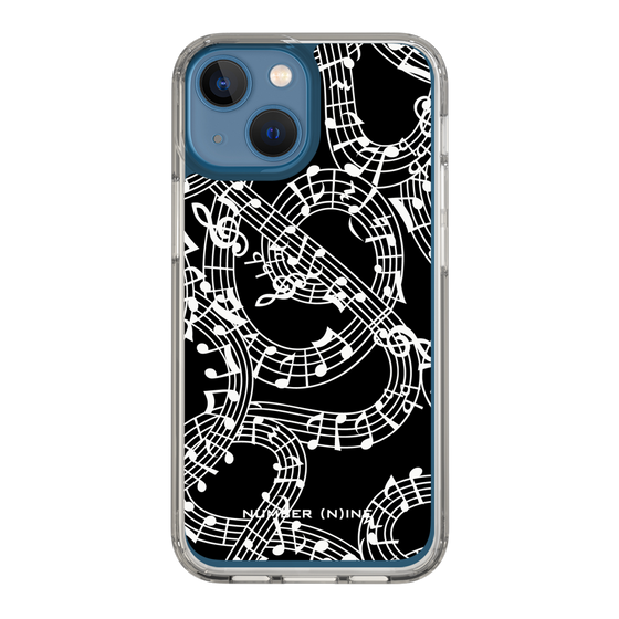 Slim Protection Case［ NUMBER (N)INE - All-Over Musical Notes Pattern ］