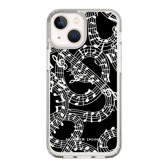 Slim Protection Case［ NUMBER (N)INE - All-Over Musical Notes Pattern ］