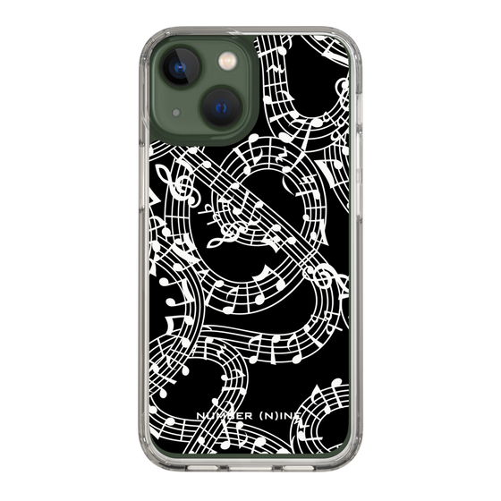Slim Protection Case［ NUMBER (N)INE - All-Over Musical Notes Pattern ］