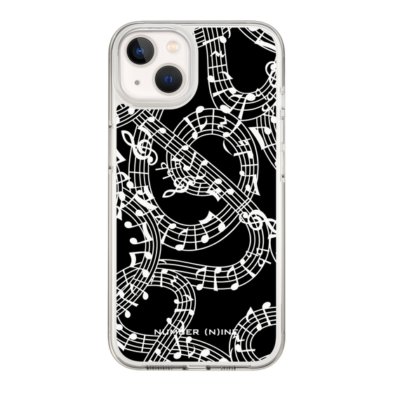 Slim Protection Case［ NUMBER (N)INE - All-Over Musical Notes Pattern ］