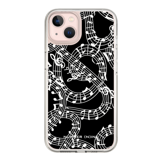 Slim Protection Case［ NUMBER (N)INE - All-Over Musical Notes Pattern ］
