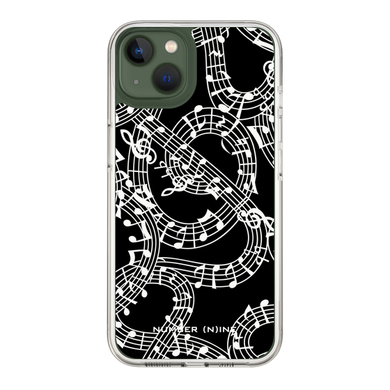 Slim Protection Case［ NUMBER (N)INE - All-Over Musical Notes Pattern ］