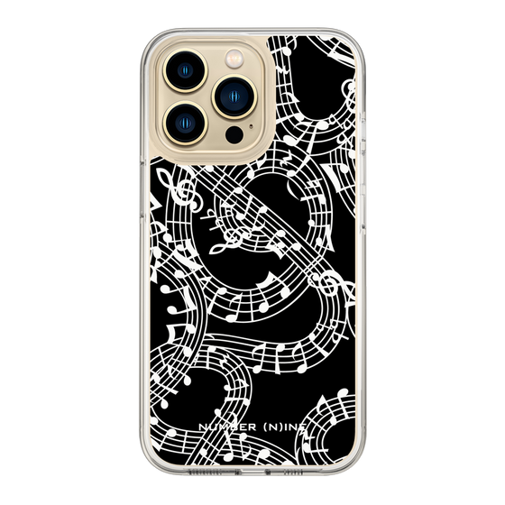 Slim Protection Case［ NUMBER (N)INE - All-Over Musical Notes Pattern ］