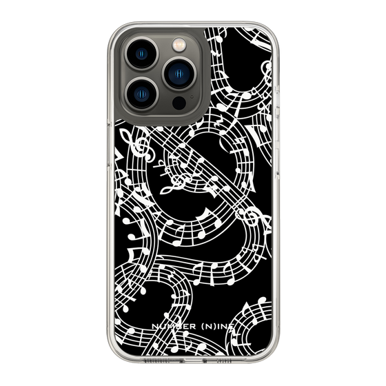 Slim Protection Case［ NUMBER (N)INE - All-Over Musical Notes Pattern ］