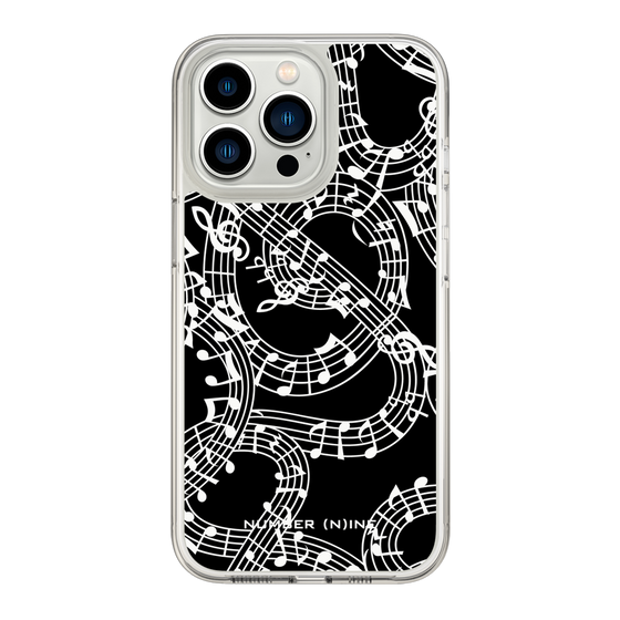 Slim Protection Case［ NUMBER (N)INE - All-Over Musical Notes Pattern ］