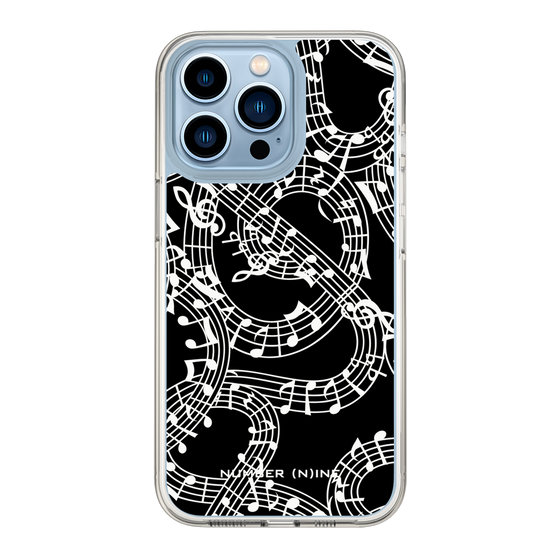 Slim Protection Case［ NUMBER (N)INE - All-Over Musical Notes Pattern ］