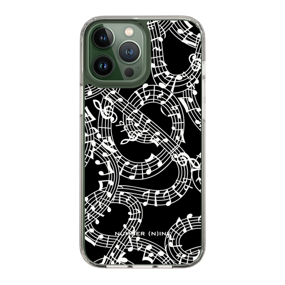 Slim Protection Case［ NUMBER (N)INE - All-Over Musical Notes Pattern ］
