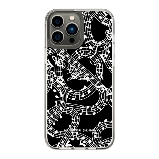 Slim Protection Case［ NUMBER (N)INE - All-Over Musical Notes Pattern ］