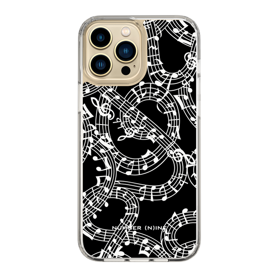 Slim Protection Case［ NUMBER (N)INE - All-Over Musical Notes Pattern ］