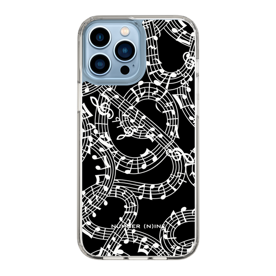 Slim Protection Case［ NUMBER (N)INE - All-Over Musical Notes Pattern ］
