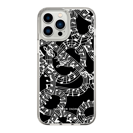 Slim Protection Case［ NUMBER (N)INE - All-Over Musical Notes Pattern ］