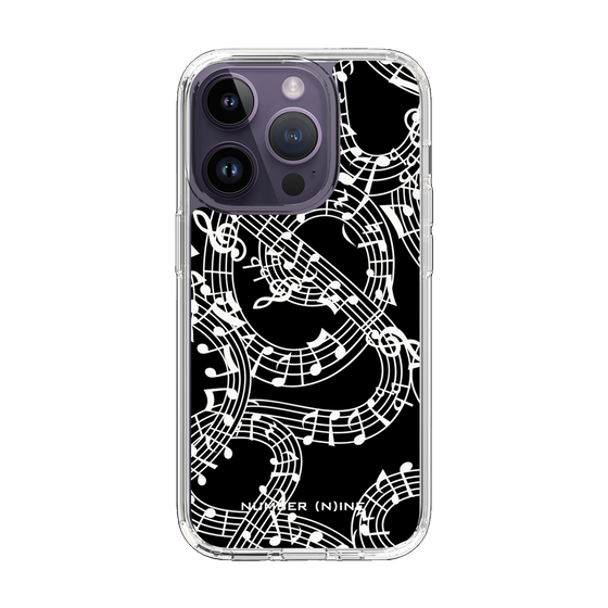 Slim Protection Case［ NUMBER (N)INE - All-Over Musical Notes Pattern ］