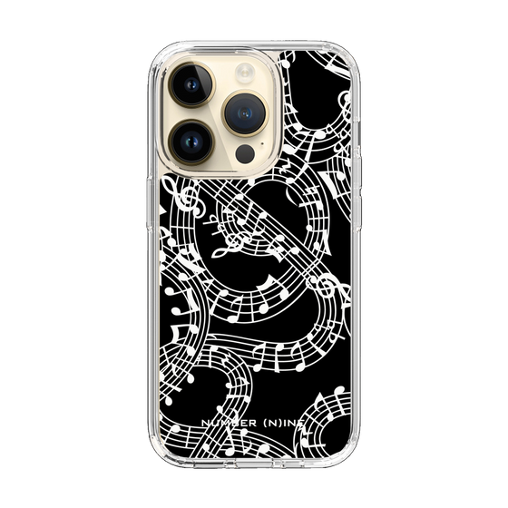 Slim Protection Case［ NUMBER (N)INE - All-Over Musical Notes Pattern ］