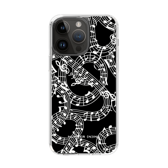 Slim Protection Case［ NUMBER (N)INE - All-Over Musical Notes Pattern ］