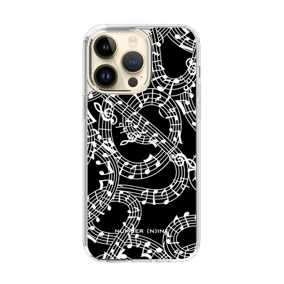 Slim Protection Case［ NUMBER (N)INE - All-Over Musical Notes Pattern ］