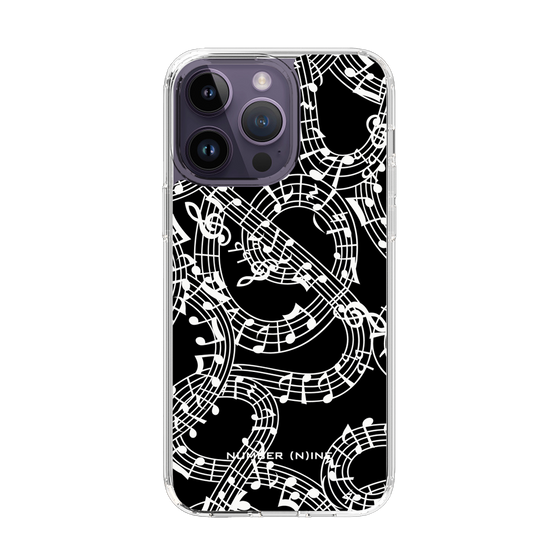 Slim Protection Case［ NUMBER (N)INE - All-Over Musical Notes Pattern ］