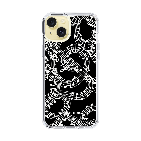 Slim Protection Case［ NUMBER (N)INE - All-Over Musical Notes Pattern ］
