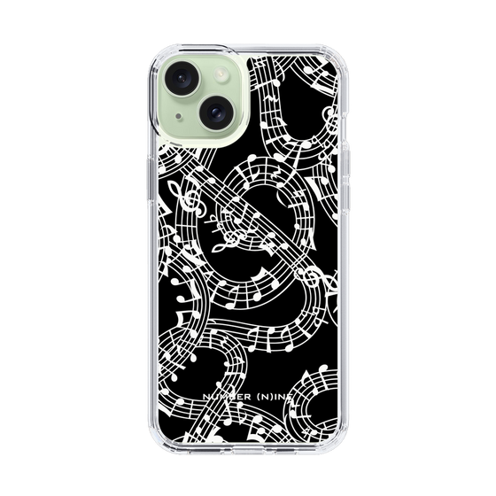 Slim Protection Case［ NUMBER (N)INE - All-Over Musical Notes Pattern ］