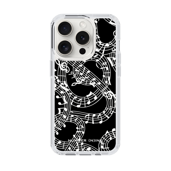 Slim Protection Case［ NUMBER (N)INE - All-Over Musical Notes Pattern ］