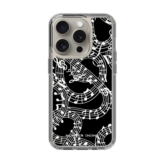 Slim Protection Case［ NUMBER (N)INE - All-Over Musical Notes Pattern ］